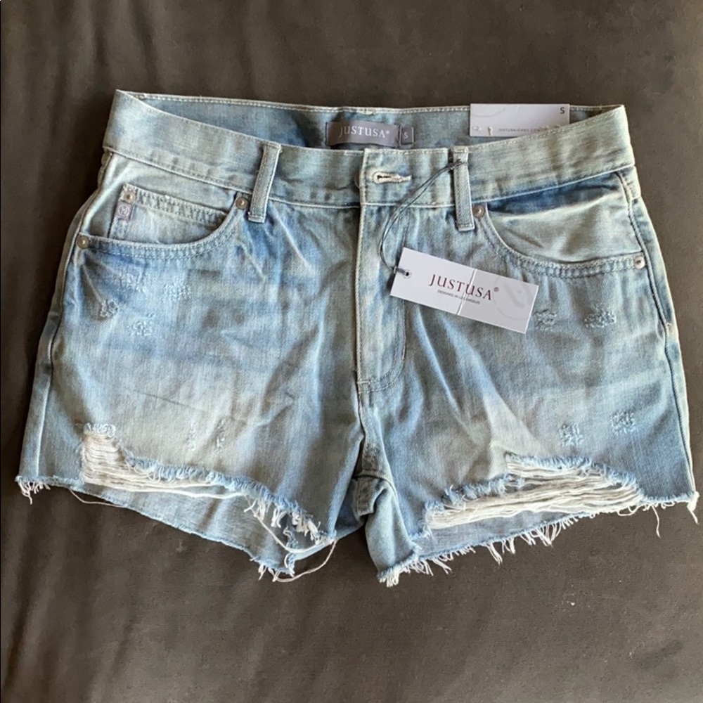 Just USA denim shorts, NEW